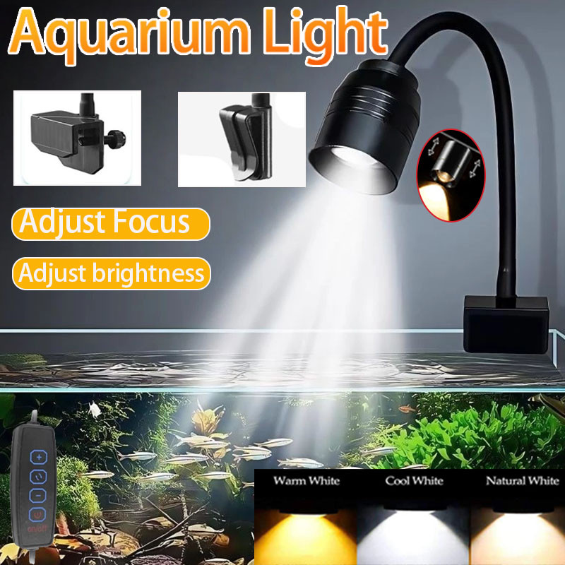Aquarium Plant Diseases - USB水槽ライト照明植物育成ライト超薄型LED 3W水生植物照明防水クリップオンランプ水槽用