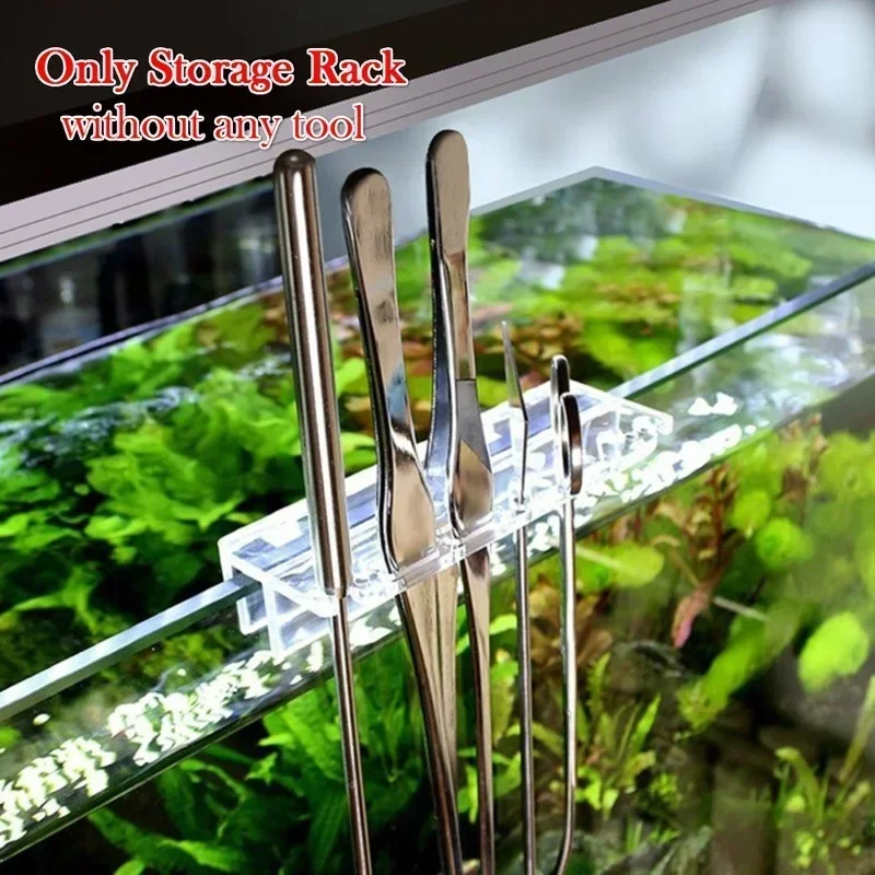 1 個新しい水族館植物ツール収納ラックアクリルホルダーピンセ - Aquarium Plant Grass のレビューと価格