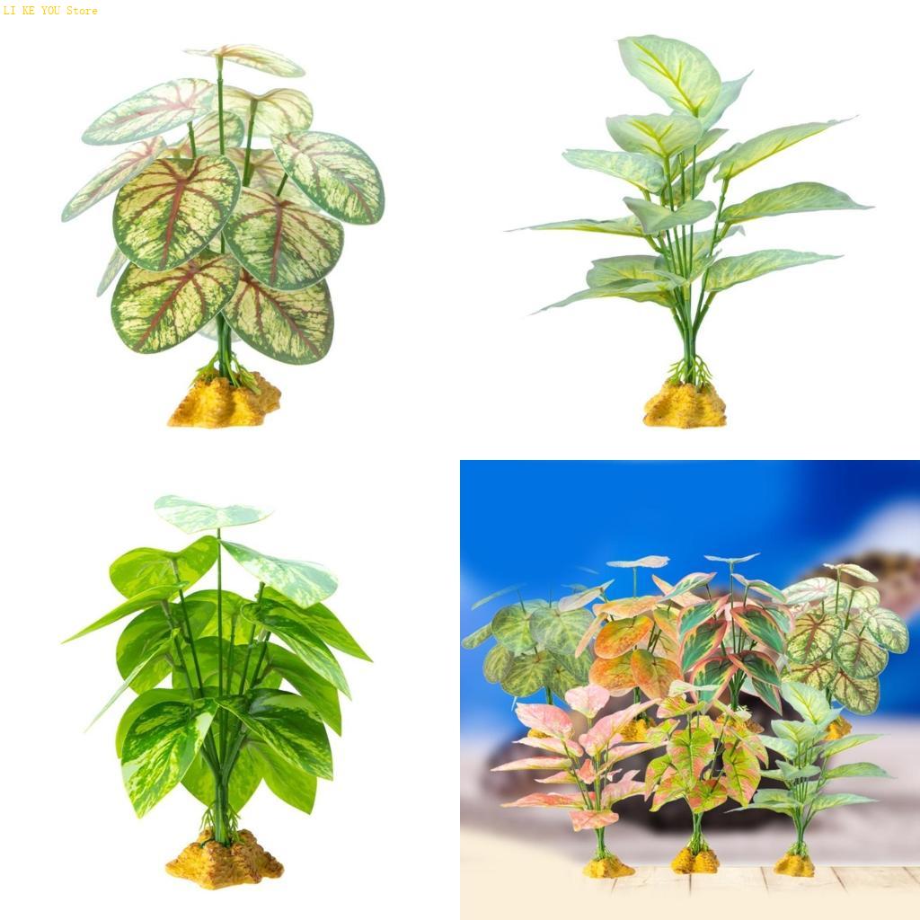 W3JE リアルな草の装飾 爬虫類 テラリウム 天然洞窟 生 - Planted Aquarium Jungle のレビューと価格