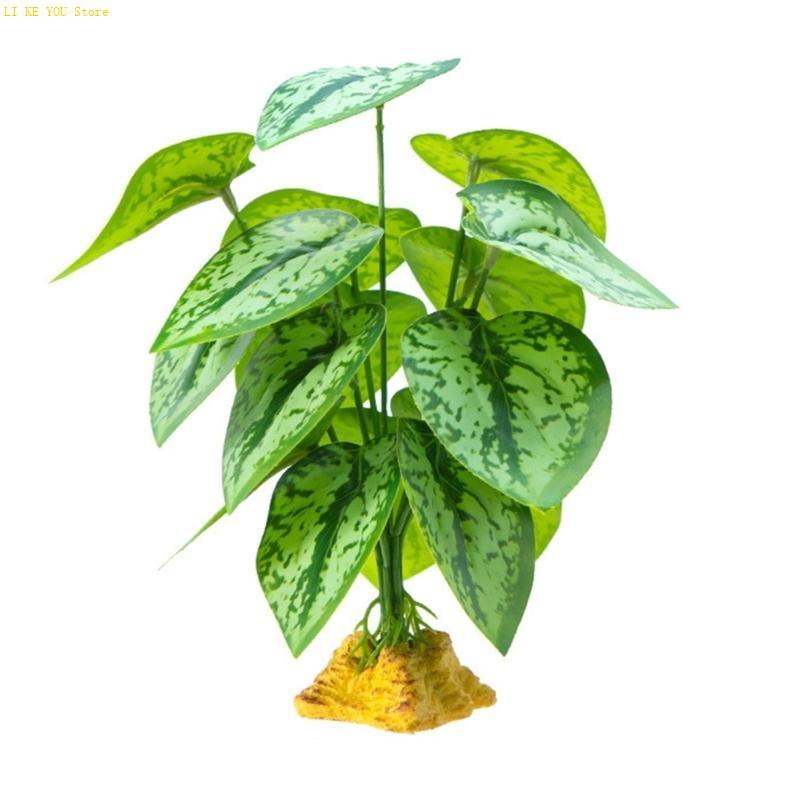 W3JE リアルな草の装飾 爬虫類 テラリウム 天然洞窟 生 - Planted Aquarium Jungle のレビューと価格