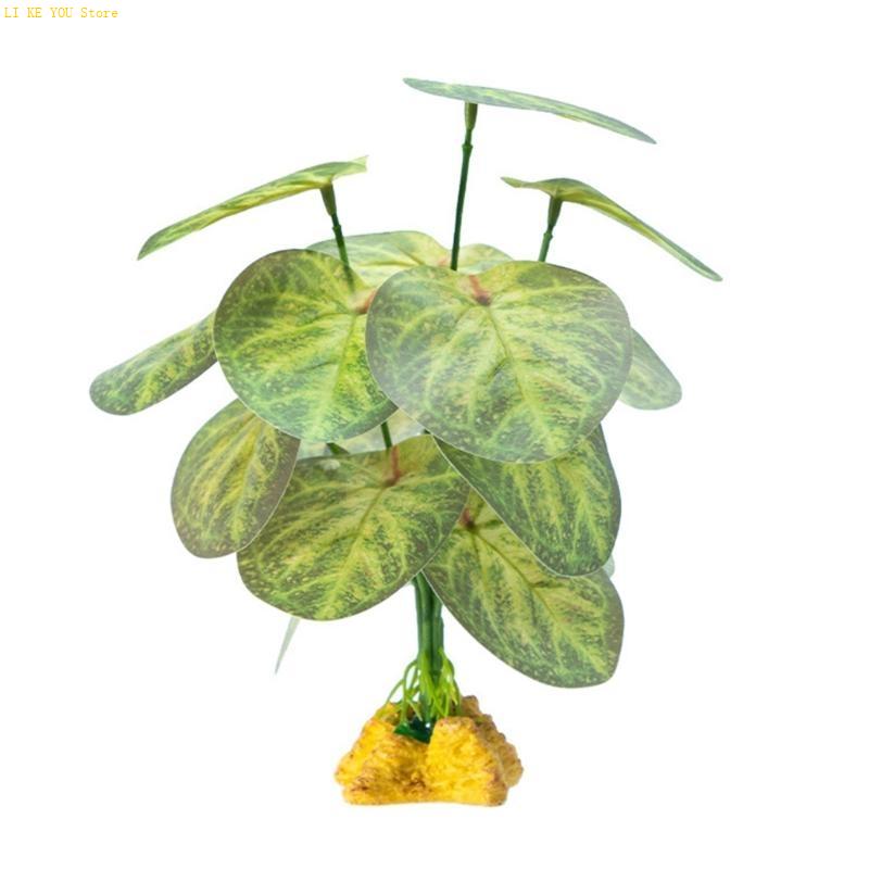 W3JE リアルな草の装飾 爬虫類 テラリウム 天然洞窟 生 - Planted Aquarium Jungle のレビューと価格