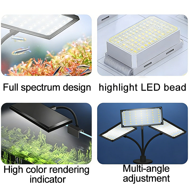 水槽用フルスペクトルLEDライト、サイクルタイマー付き、3色 - Aquarium Plant Diseases のレビューと価格
