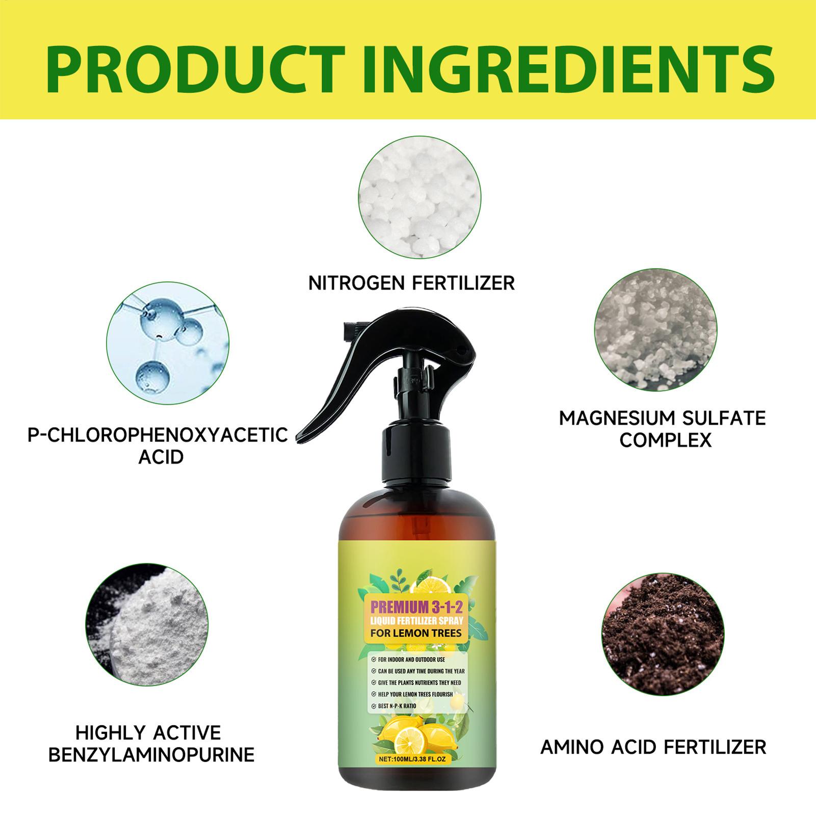 100ml オーガニック液体肥料 レモンの木の葉用成長促進ス - Liquid Fertilizer All In のレビューと価格